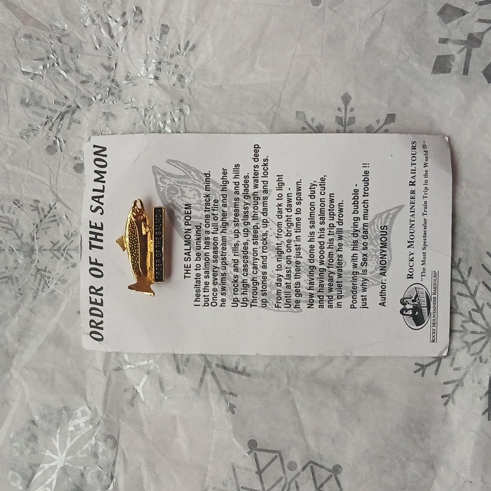 🍊3/$15🍊 Salmon Pin